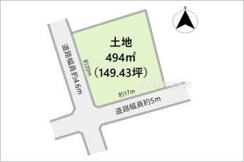 1区画※図面と現況に相違がある場合は現況優先とします