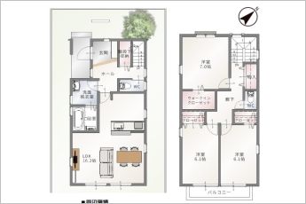 3LDK※図面と現況に相違ある場合には現況優先とします。