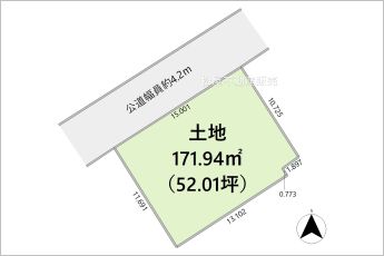 1区画※図面と現況に相違がある場合は現況優先とします