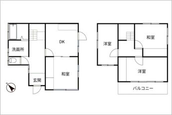 4DK※図面と現況に相違ある場合には現況優先とします。