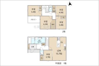 リーブルガーデン中央区篠ケ瀬町　1号棟
