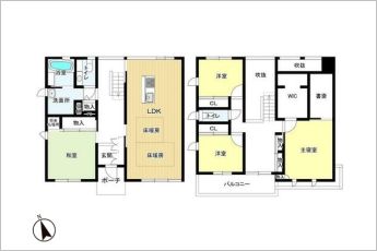 4LDK※図面と現況に相違ある場合には現況優先とします。