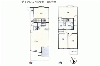 4LDK※図面と現況に相違ある場合には現況優先とします。
