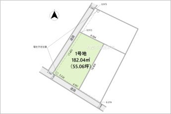 1号地※図面と現況に相違ある場合には現況優先とします。