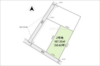 2号地※図面と現況に相違ある場合には現況優先とします。