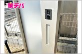 インターホンと郵便受けを一体化した使い勝手の良い設備です