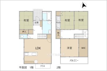 4LDK※図面と現況に相違ある場合には現況優先とします。