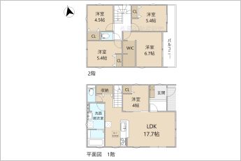 リーブルガーデン豊川市御津町大草59期　2号棟