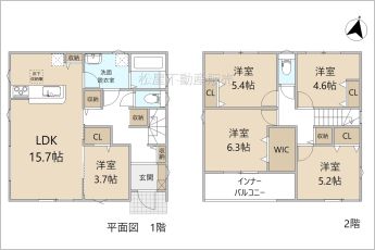 リーブルガーデン中央区都盛町　1号棟