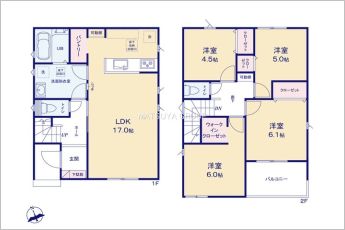 4LDK※図面と現況に相違ある場合には現況優先とします。