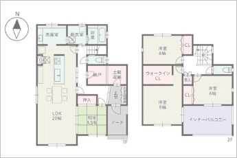4LDK※図面と現況に相違ある場合には現況優先とします。