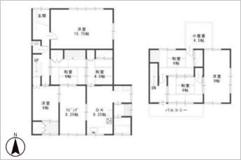 7LDK＋小屋裏収納4.5帖※図面と現況に相違ある場合には現況優先とします。