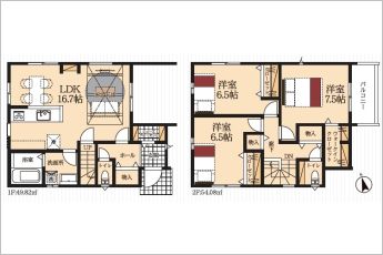3LDK※図面と現況に相違ある場合には現況優先とします。
