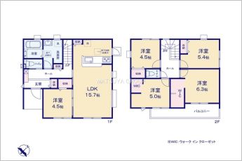 5LDK※図面と現況に相違ある場合には現況優先とします。