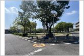 池下公園（70m）池下公園の南側からの全景です