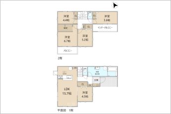 5LDK※図面と現況に相違ある場合には現況優先とします。