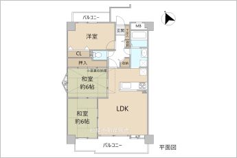 3LDK※図面と現況に相違ある場合には現況優先とします。
