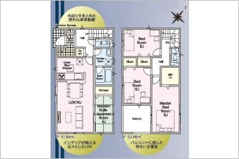 4LDK※図面と現況に相違ある場合には現況優先とします。