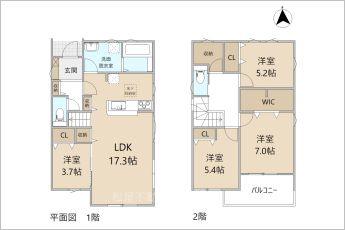 リーブルガーデン新城市平井　3号棟