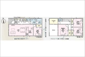 4LDK＋サンルーム3帖※図面と現況に相違ある場合には現況優先とします。