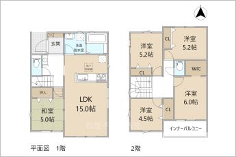 リナージュ豊橋市多米中町2丁目第1期　1号棟