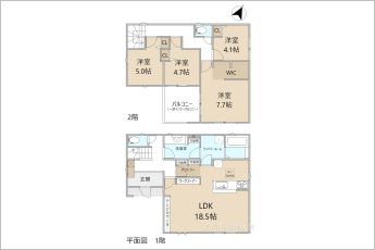 リーブルガーデン磐田堀之内4期　1号棟