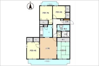 4LDK※図面と現況に相違ある場合には現況優先とします。