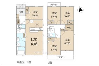 リーブルガーデン知立市来迎寺町第2　2号棟