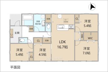 リーブルガーデン中央区米津町3期　1号棟