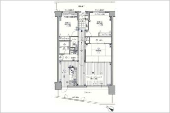 3LDK※図面と現況に相違ある場合には現況優先とします。