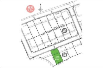 【22号地】※図面と現況に相違ある場合には現況優先とします。
