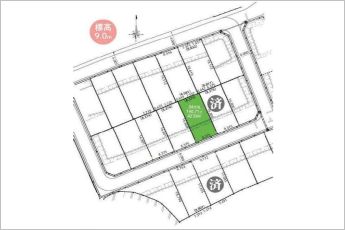 【34号地】※図面と現況に相違ある場合には現況優先とします。