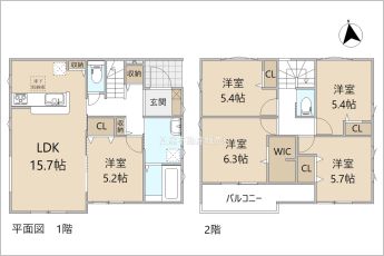 リーブルガーデン中央区三島町　1号棟