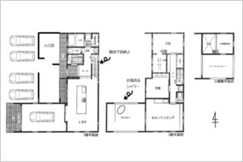 3LDK＋小屋裏収納※図面と現況に相違ある場合には現況優先とします。