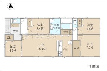 4LDK※図面と現況に相違ある場合には現況優先とします。