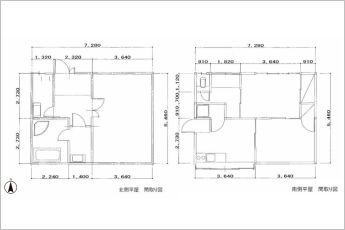 2DK※図面と現況に相違ある場合には現況優先とします。