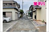 前面道路：東側幅員4m私道