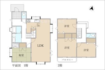4LDK※図面と現況に相違がある場合は現況優先とします
