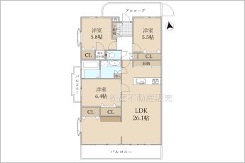 ※図面と現況に相違ある場合には現況優先とします。