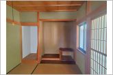 【和室6帖】床の間付きの情緒漂う和室。収納もしっかりついているので、おもてなしにも便利