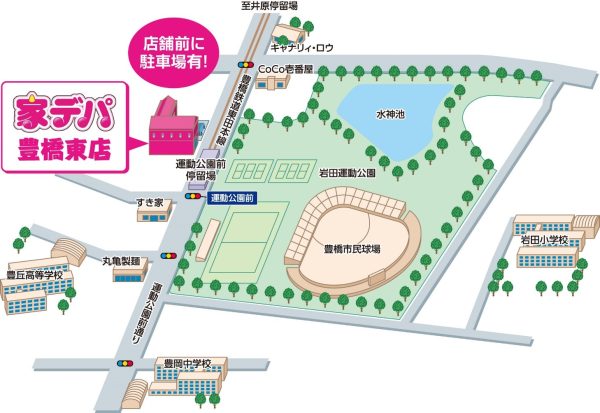 家デパ豊橋東店所在地