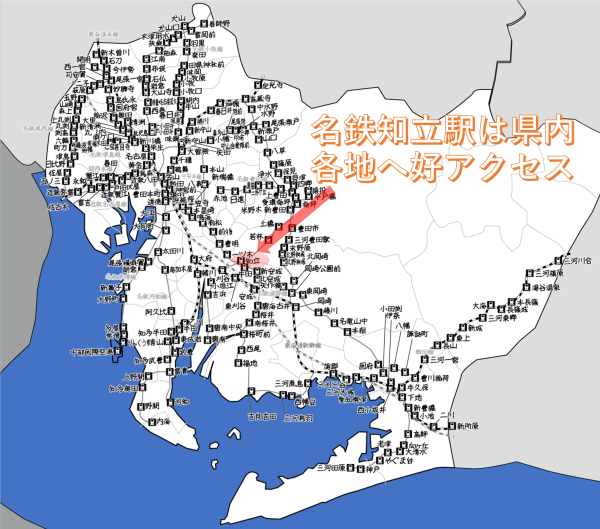 名鉄線図