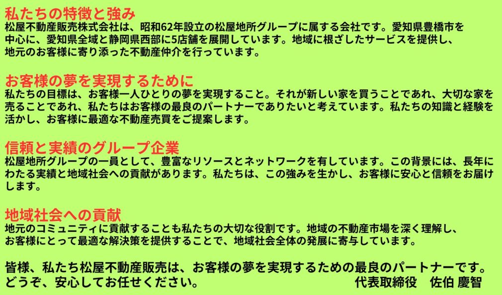 松屋不動産販売について