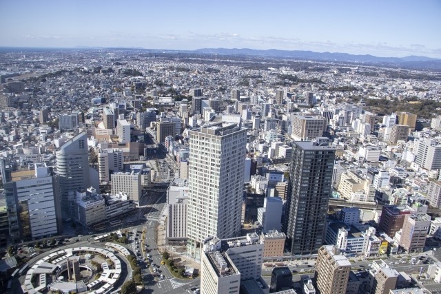 浜松市中心部の風景