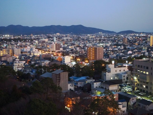 豊橋市中心部の風景