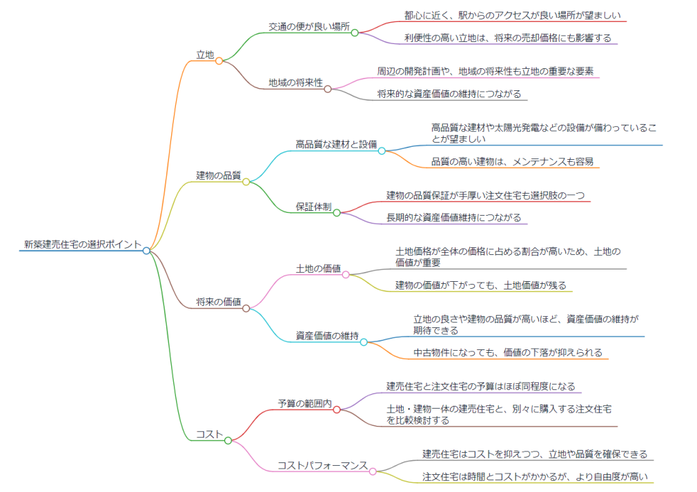 新築建売住宅の選択ポイント