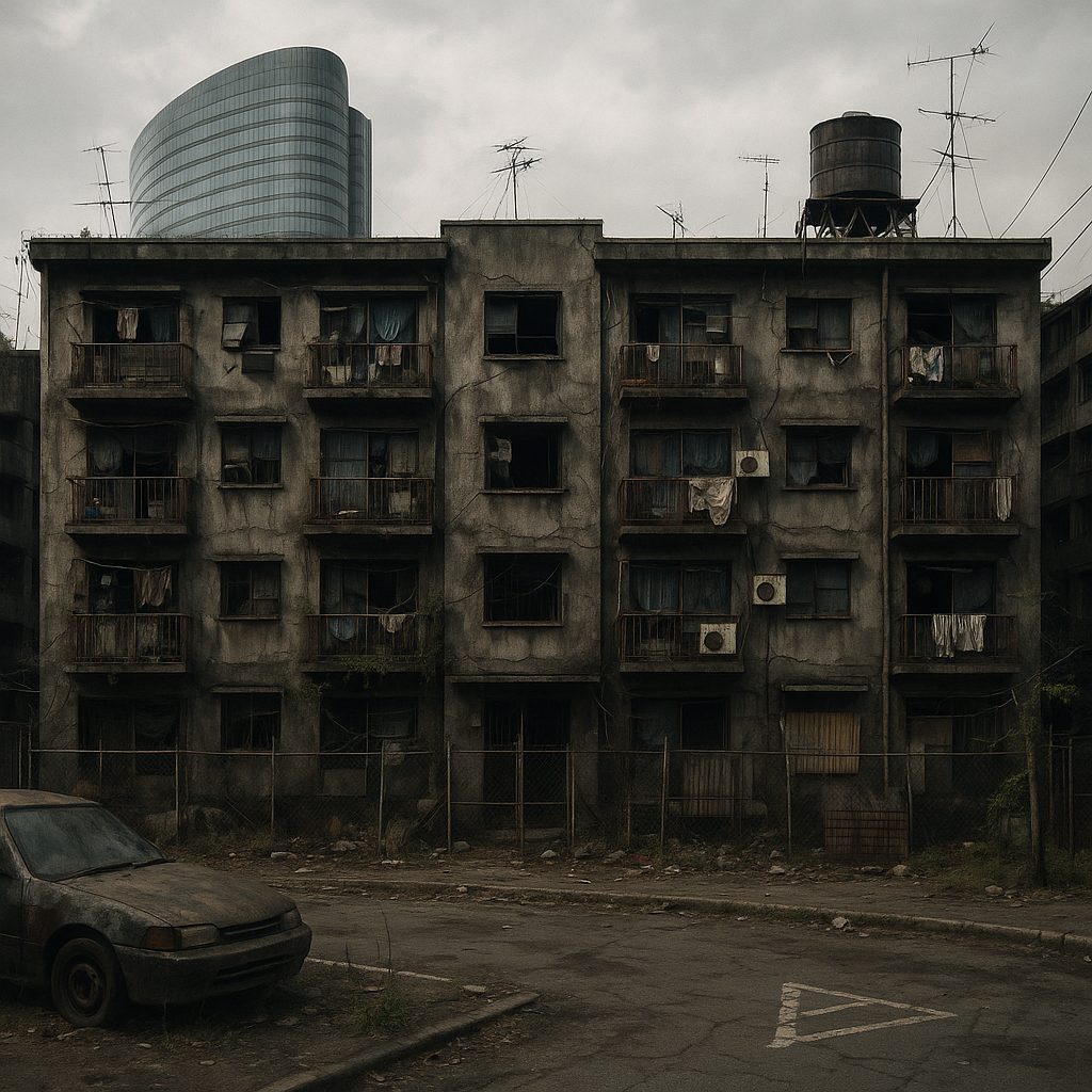 スラム化したマンション