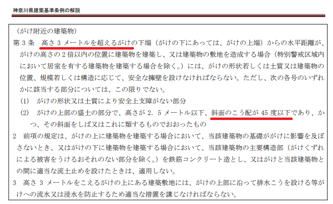神奈川県建築基準条例等の解説
