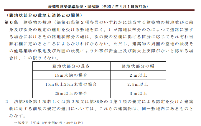 愛知県建築基準条例