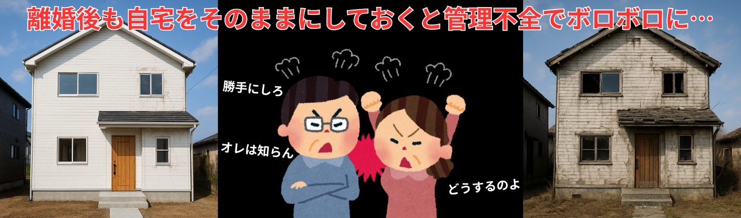 離婚後も自宅をそのままにしておくと